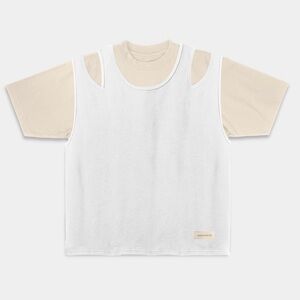Todd Patrick DOUBLE LAYER TEE sz S